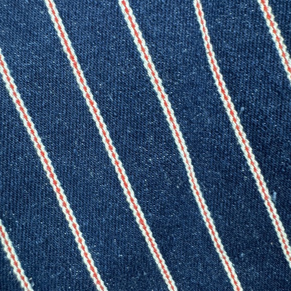 Nautica‎ Jeans Womens Blue White Pink Pinstripe Striped Denim Pants Size 8 - Picture 13 of 16